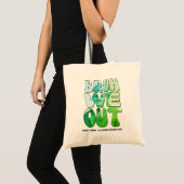 Leraren Juneteenth Harriet Tubman BRUH WE OUT Tote Bag (Voorkant (product))