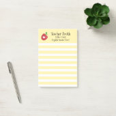 Leraren koelste ooit rode appel met gele voering post-it® notes (Kantoor)