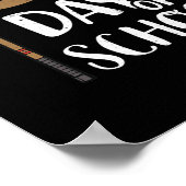 Leraren Leerlingen Leuk 100ste dag van de School H Poster (Hoek)