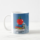 Leraren Leerlingen Schoolboeken Apple Custom Koffiemok (Links)