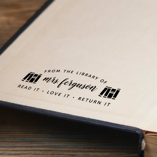 Leraren lezen het liefste dat het op maat teruggee  zelfinktende stempel