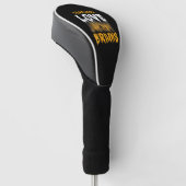 Leraren Love Brains Halloween Golfheadcover (Schuin)