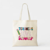 Leraren Love Summer Canvas tas | Leerschenker (Achterkant)