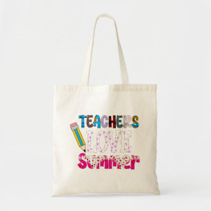 Leraren Love Summer Canvas tas   Leerschenker