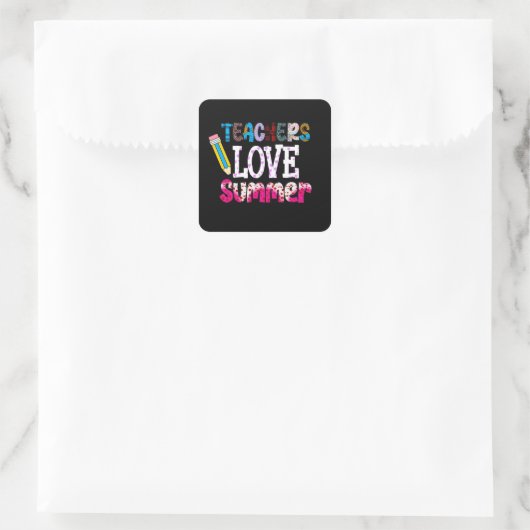 Leraren Love Summer Sticker | Leerschenkingen (Tas)