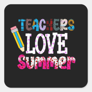 Leraren Love Summer Sticker   Leerschenkingen