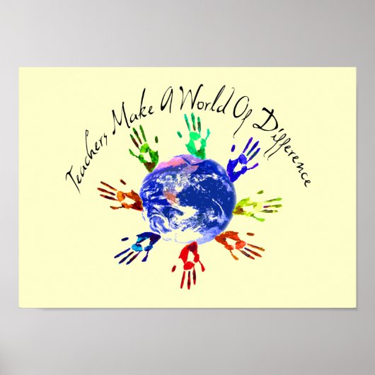 Leraren maken een Poster en Print in de wereld (Voorkant)