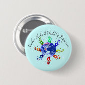 Leraren maken een wereld Button (Voorkant /achterkant)