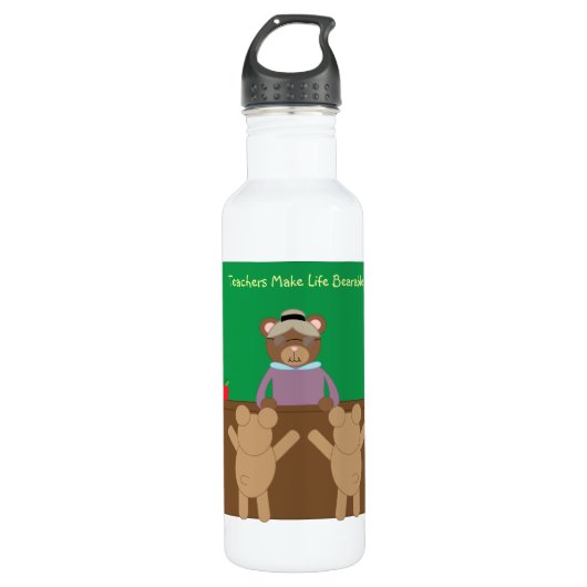 Leraren maken het leven draagbaar Liberty Bottle Waterfles (Voorkant)