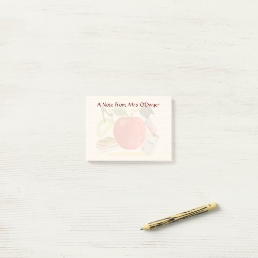 Leraren notities leraar waardering pad professor post-it® notes (Op bureau)