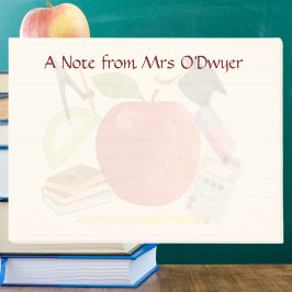 Leraren notities leraar waardering pad professor post-it® notes