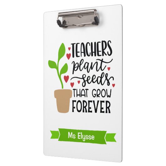 Leraren Plant zaaigoed dat zich voortdurend aanpas Klembord (Links)