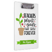 Leraren Plant zaaigoed dat zich voortdurend aanpas Klembord (Rechts)