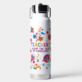 'Leraren planten de zaden van kennis' Geschenk Waterfles