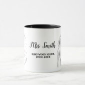 Leraren planten de zaden van kennisdandelion mok (Midden)