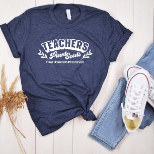 Leraren planten zaad Inspirerende T-shirt