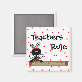 Leraren regeren magneet (Voorkant / Achterkant)