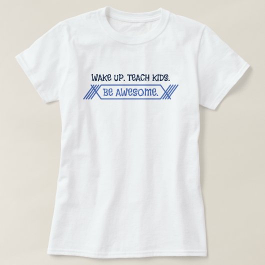 Leraren Regeren T-Shirt (Design voorkant)