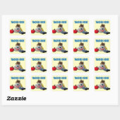 Leraren Rocken! Gele sticker (Vel)