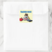Leraren Rocken! Gele sticker (Tas)