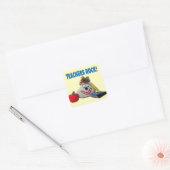 Leraren Rocken! Gele sticker (Envelop)