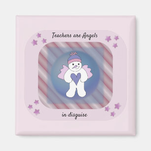 Leraren SneeuwAngels in Disguise Magnet