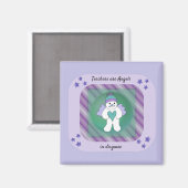 Leraren Snow Angel Gezegde Magnet (Voorkant / Achterkant)