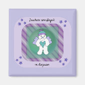 Leraren Snow Angel Gezegde Magnet (Voorkant)