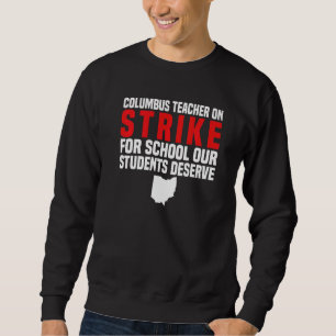 Leraren staken OH leraar Columbus Ohio School St Trui