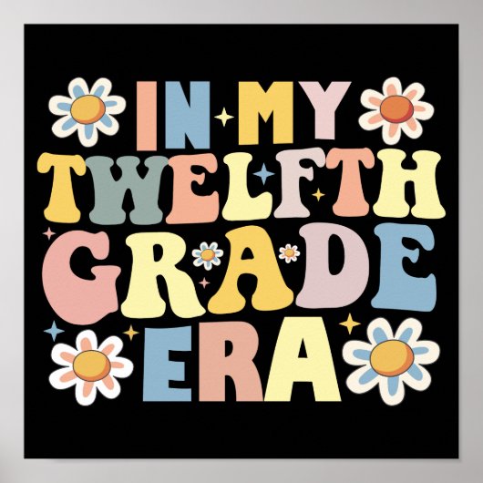 Leraren studenten in mijn twaalfde klas tijdperk poster (Voorkant)
