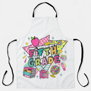 Leraren Studenten Retro 90s Terug naar school Schort