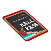 Leraren Tools Blackboard & Apple Hall Pass Magnet Magneet (Rechterzijde)