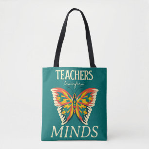 LERAREN TRANSFORMEREN DE GEEST VAN DE VLINDER TOTE BAG