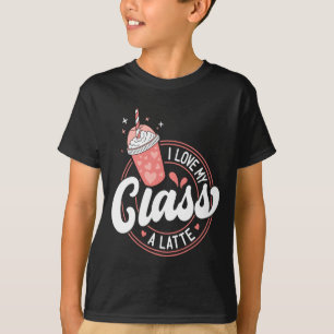 Leraren Valentijnsdag Ik Hou Van Mijn Kl As Een La T-shirt