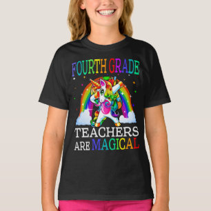 Leraren van de vierde klas zijn magische eenhoorns t-shirt