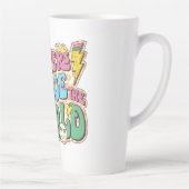 Leraren veranderen de wereld latte mok (Rechts)