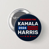 Leraren voor Kamala Harris 2024 Verkiezingen Ronde Button 5,7 Cm