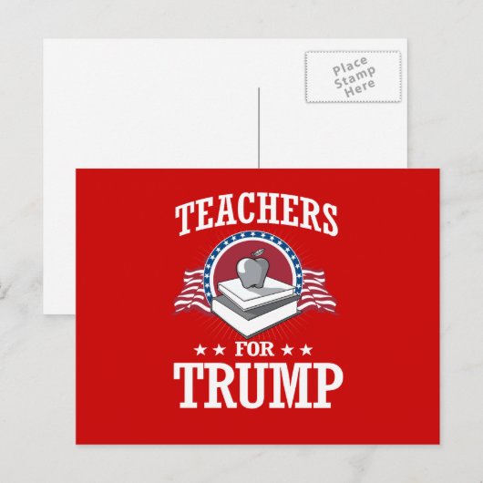 LERAREN VOOR TRUMP BRIEFKAART (Voorkant / Achterkant)