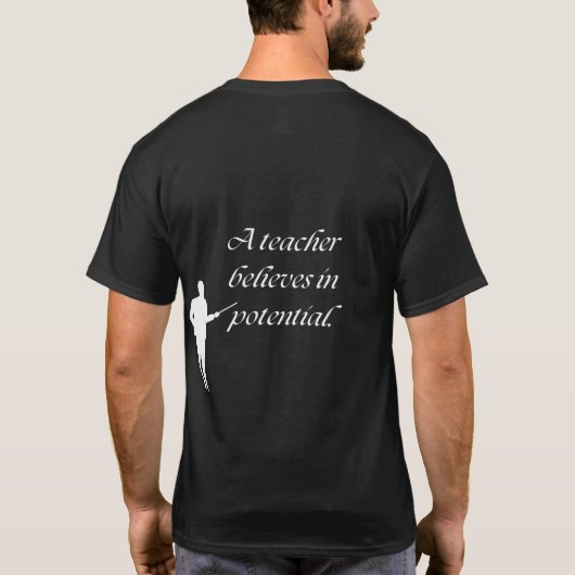 Leraren vormen de toekomst t-shirt (Achterkant)