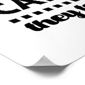 Leraren zijn echte helden. Citaat | Typografische  Poster (Hoek)