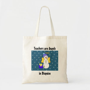 Leraren zijn engelen in vermomming tote bag