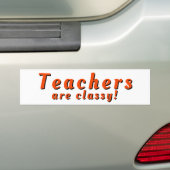 Leraren zijn lerarenopleiding bumpersticker (Op auto)