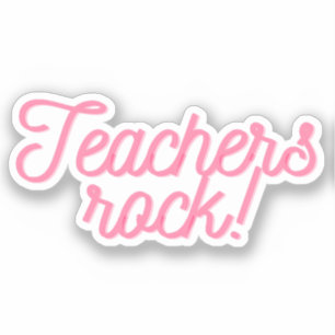 Leraren zijn te gek! sticker