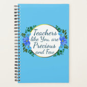 Leraren zoals jij zijn Precious en Weinig Blue Flo Planner (Voorkant)