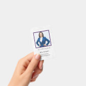 Lerarena ID-kaart Naam School Sjabloon Foto Badge  (Handheld)