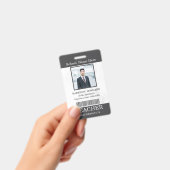 Lerarena ID-kaart Naam School Sjabloon Foto Badge  (Handheld)