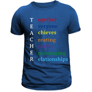 Lerarenaakroniem Leuk Leraren Waardering T-shirt