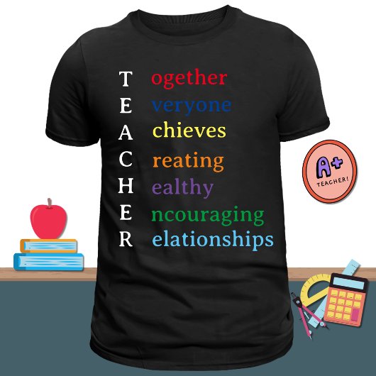 Lerarenaflatingswoordspelfun T-shirt