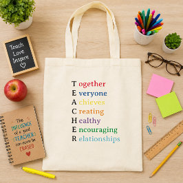 Lerarenaflatingswoordspelfun Tote Bag