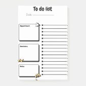 Lerarencadeautje, moderne takenlijstplanner post-it® notes (Voorkant)